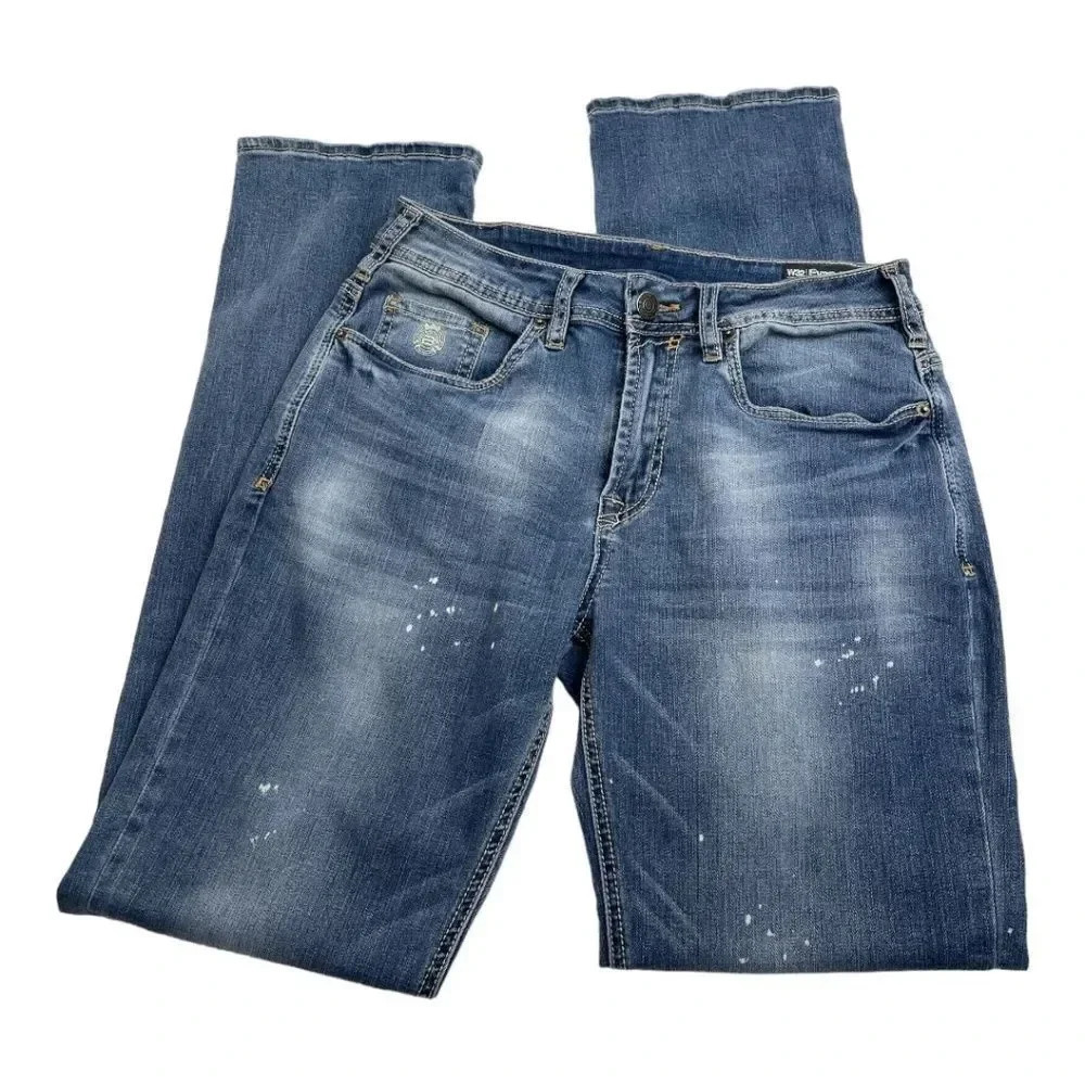 Buffalo David Bitton Evan X Slim Straight Stretch Jeans 